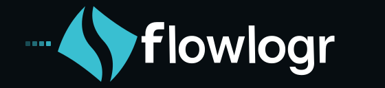 Animated flowlogr Deep Current identity